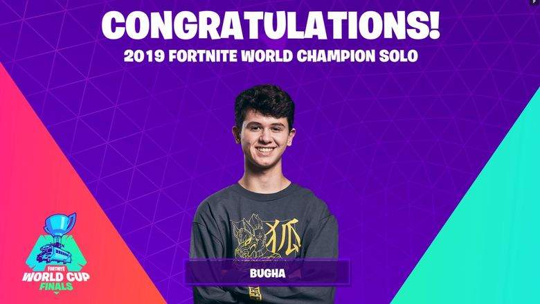 Bugha a teenager from the US wins $3m and become First Fortnite world champion