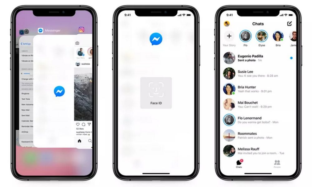 Facebook Messenger can now be unblocked with Face ID